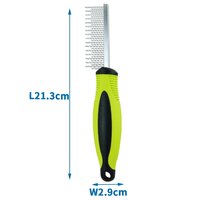 Nobleza hrebeň s kombinovanou dĺžkou hrotov na vyčesávanie 2,9 x 21,3 cm